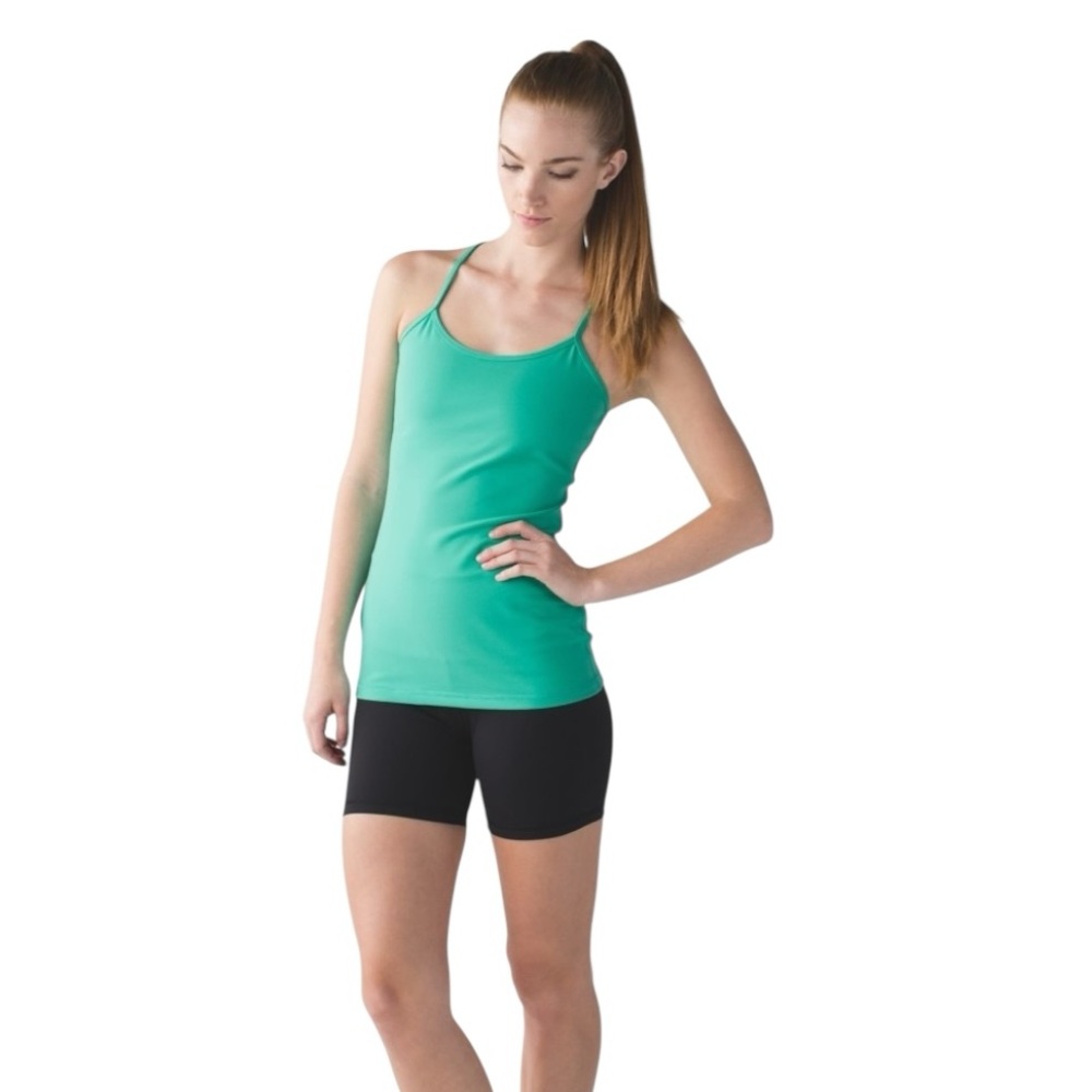 Lululemon Green Women's Power Y tank Top size 10